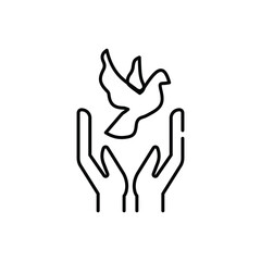 Obraz premium Freedom Vector icon