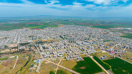 Aerial view of Viransehir district Sanliurfa Turkey