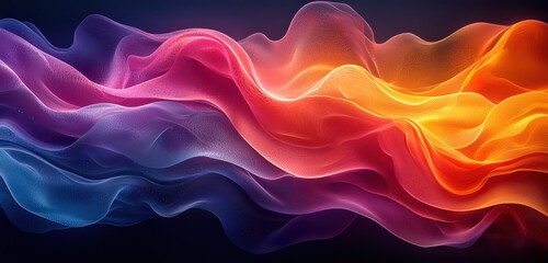 Obraz premium Energetic abstract patterns with colorful gradients for a dynamic creative touch.