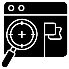 Obraz premium Aim Icon