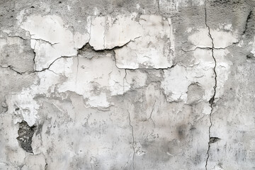 Cracked Concrete Wall Texture with Peeling Paint
