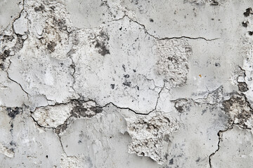 Obraz premium Cracked Concrete Wall Texture with Peeling Paint 