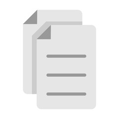 Obraz premium Paper Files Icon