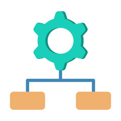 Obraz premium Workflow Icon