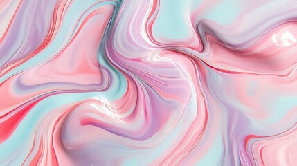 Fototapeta premium Abstract Swirling Colors Creates a Visually Appealing Marble Texture Background