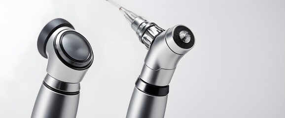 Dental Equipment: Close-up shot of modern dental equipment, showcasing intricate design and functionality. Illustrating innovation in the field of dentistry.
