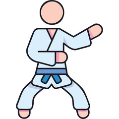 Karate Sticker