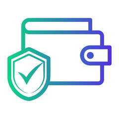 wallet Line Gradient Icon