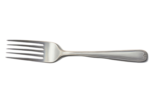 PNG Fork white background silverware tableware, digital paint illustration.