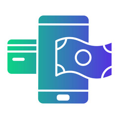 online banking Gradient icon