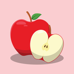 illustration of apple, the tropical fruit