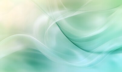 Fototapeta premium Abstract light blue and green background, generation AI 