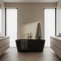 modern bathroom interior