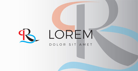 Optional logo initials PR, RB, RS