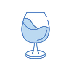 Wine vector icon stock illustration