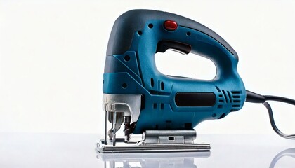 Naklejka premium Jigsaw Power Tool for Woodworking Carpentry and Home Renovation Projects