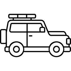 Fototapeta premium Off Road Vehicle Icon