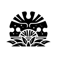 Celestial Sand Dollar Sunset