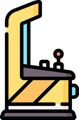arcade machine Illustration on a white background.