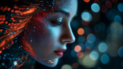 A cryptocurrency specialist designing AI powered decentralized cross border payment systems for digital assets, futuristic payment center with live transaction data, High-tech style