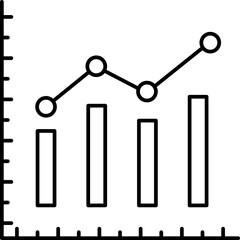 bar graph Illustration on a white background.