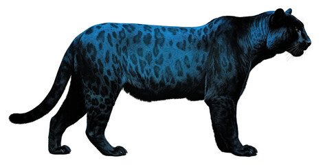 Fototapeta premium PNG Wildlife mammal animal jaguar.