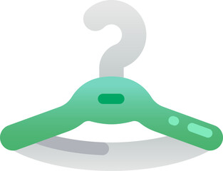 clothes hanger Illustration on a white background.