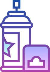 Obraz premium paint Illustration on a white background.