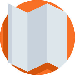 paper Illustration on a white background.