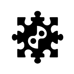 Yin Yang Puzzle: Harmony and Integration in Symbolic Form