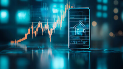 Analyzing real estate trends through mobile technology in urban environments infographic and data visualization