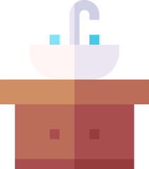 sink Illustration on a white background.