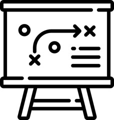 strategy Illustration on a white background.