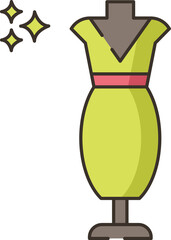 womenswear Illustration on a white background.