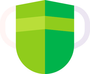 face mask Illustration on a white background.