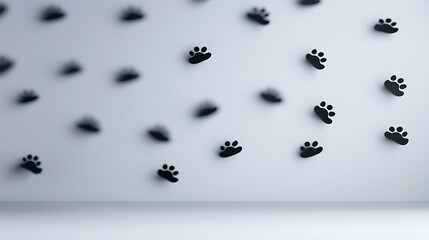 Light grey perforated texture minimal pattern background