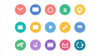 様々な図形やアイコン素材