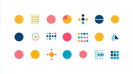 様々な図形やアイコン素材