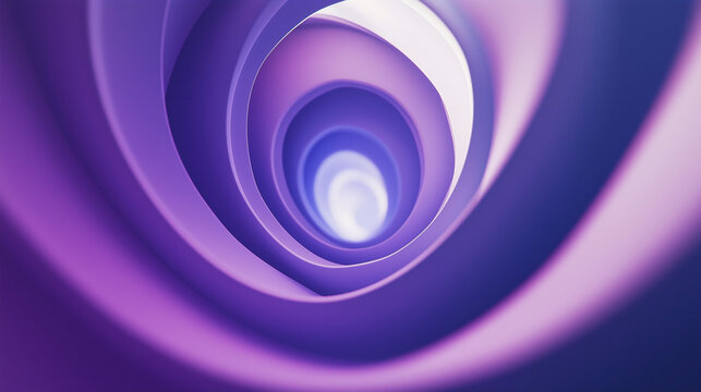 A hypnotic spiral abstract background with deep purples and blues, pulling the viewer inward - Powered by Adobe