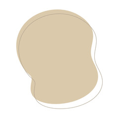 isolated abstract pastel colorful blob shapes. hand drawn modern aesthetic illustration.