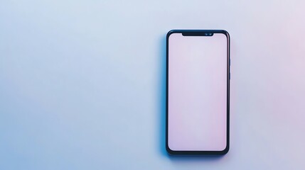 Presenting Mobile Phone Device with Blank Screen for App Presentation
