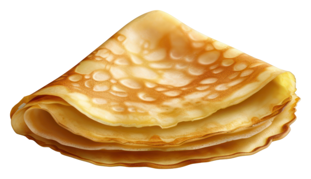 PNG Crepe flatten pancake dessert bread.