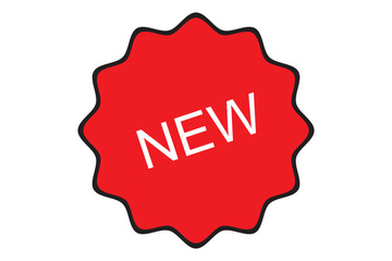 Set of star burst stickers. Vector starburst price tag icon. Set badge shape. Sale promo pricetags. Red badges isolated on white background. Round sun splash in simple design. Wave vignette.