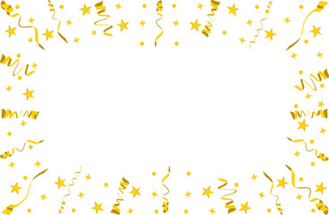 Gold Confetti Decoration