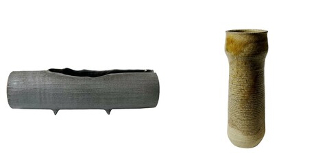Artisan ceramic vases a close-up gallery of modern decorative objects