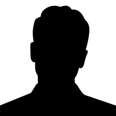 Silhouette Head Portrait - Man