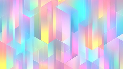 Abstract Colorful Geometric Architecture Background