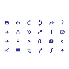Arrows big black set icons, arrow icon, modern simple arrows, arrow vector collection cursor