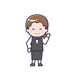 ホールスタッフ／女性 04