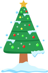 Christmas Tree Illustration